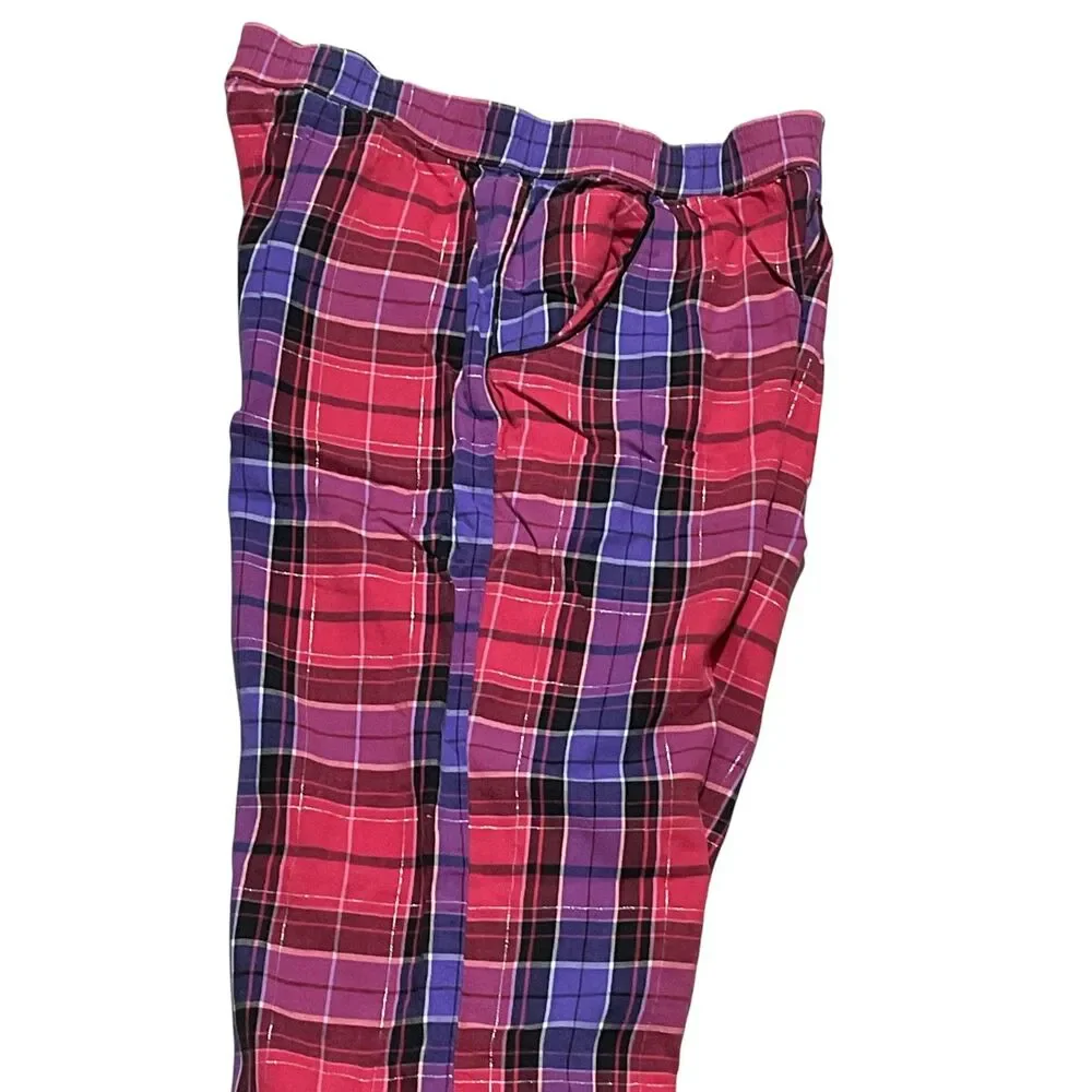 Victoria's Secret Metallic Plaid Lounge Pants XS